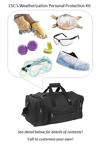 Weatherization PPE Kit