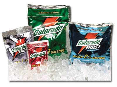 Gatorade 1 Gallon Powder Pack: Case of 40 Packs